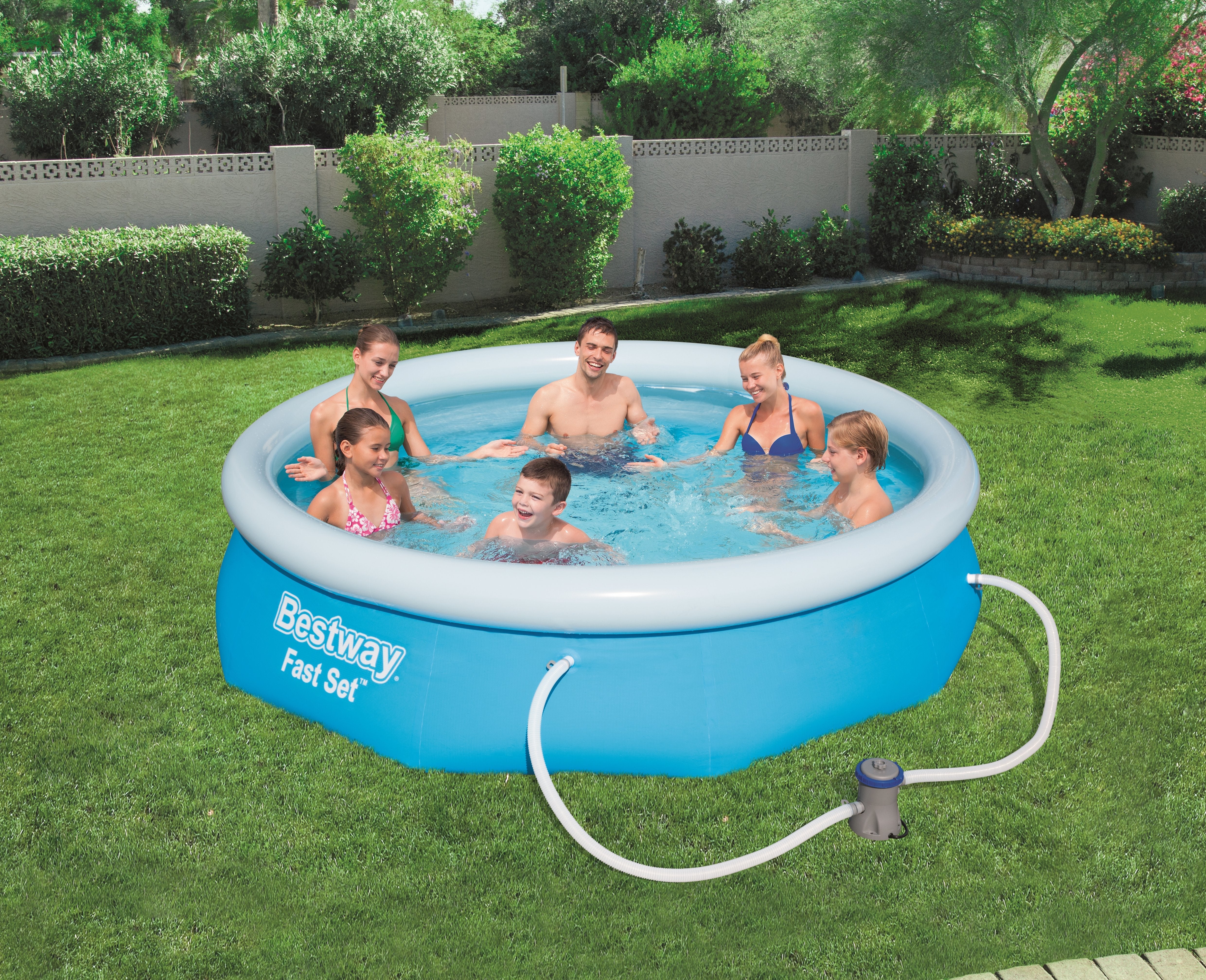 Piscina Ø305x76cm 3200l Con Depuradora Bestway