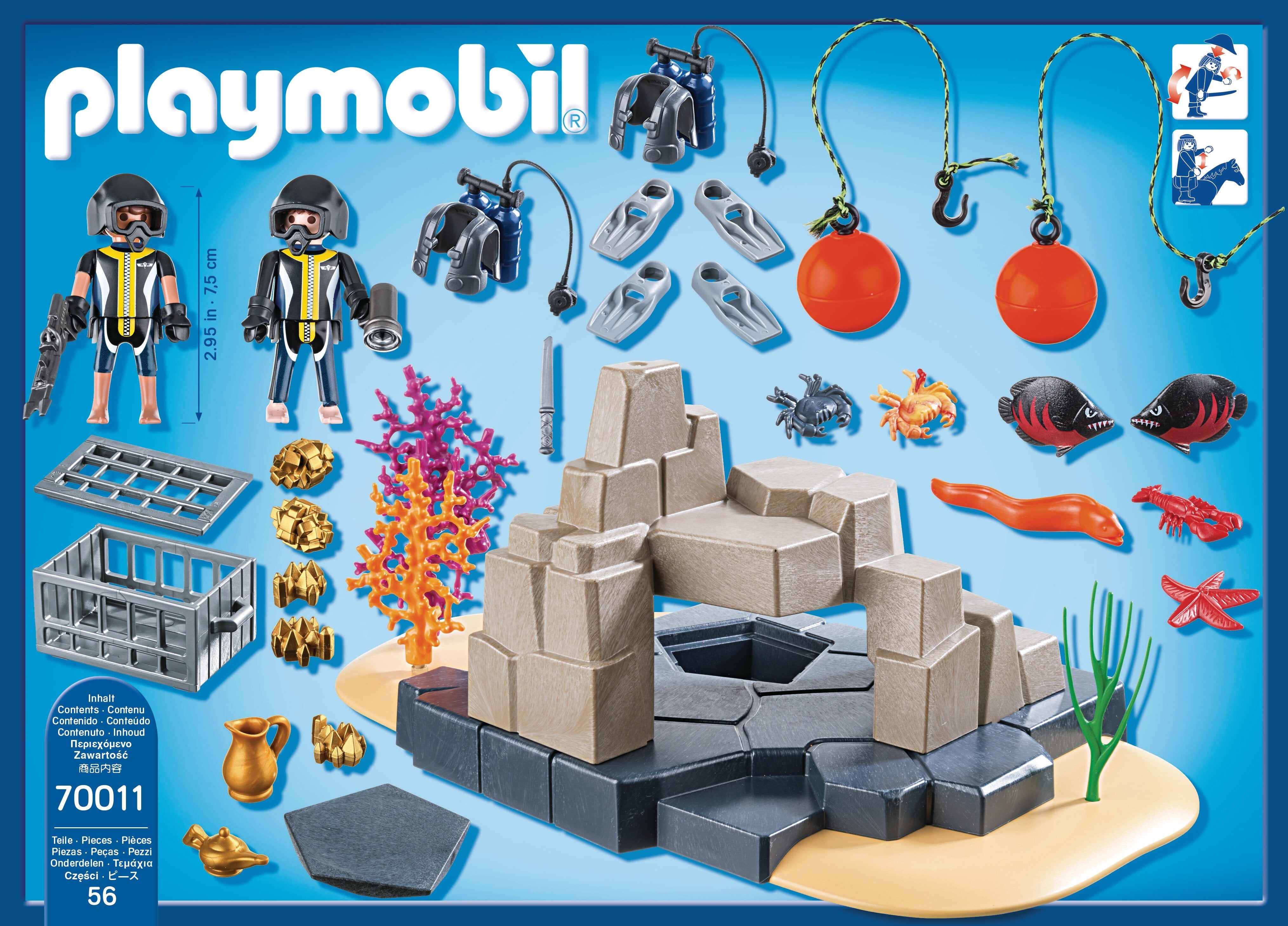 Playmobil Fuerzas Especiales Superset Unidad De Buceo