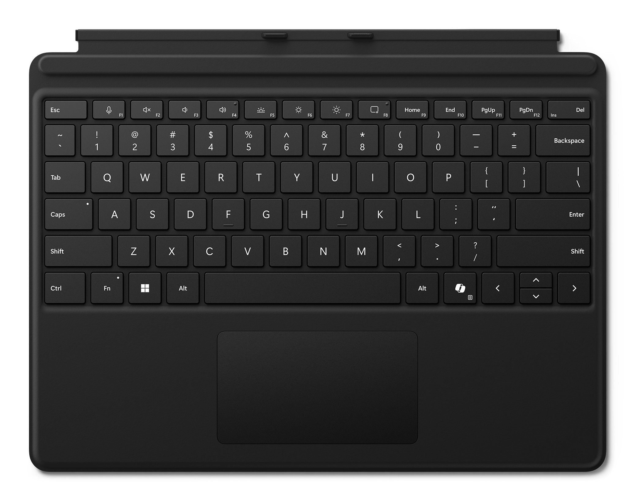 Microsoft Surface Pro Keyboard, Teclado Negro, Disposición De, Para Surface Pro 10/9/8/X For Business Ep2-00398