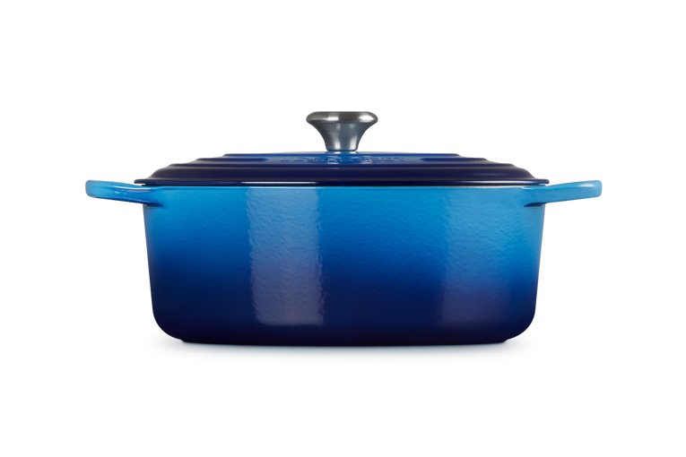 Le Creuset 21178312202430 Signature Gusseisen-Bräter Con Deckel, Ø 31 Cm, Aare