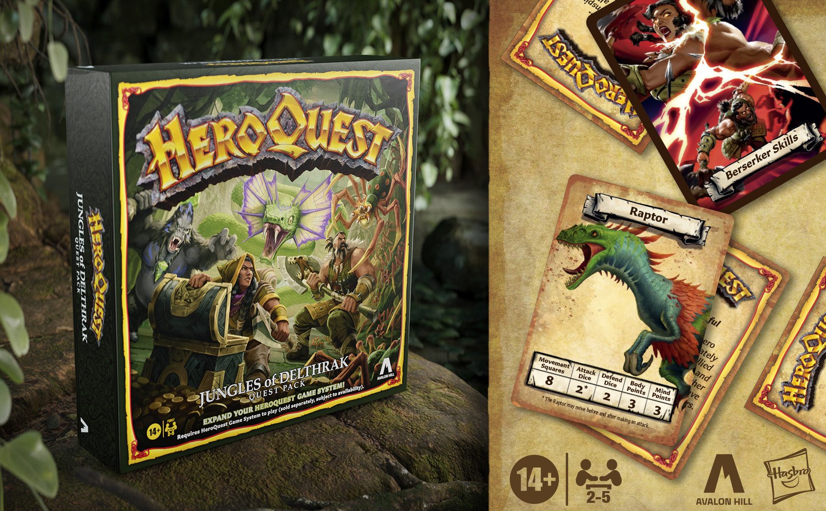 Expansion Juego De Mesa Selvas De Delthark Heroquest Ingles