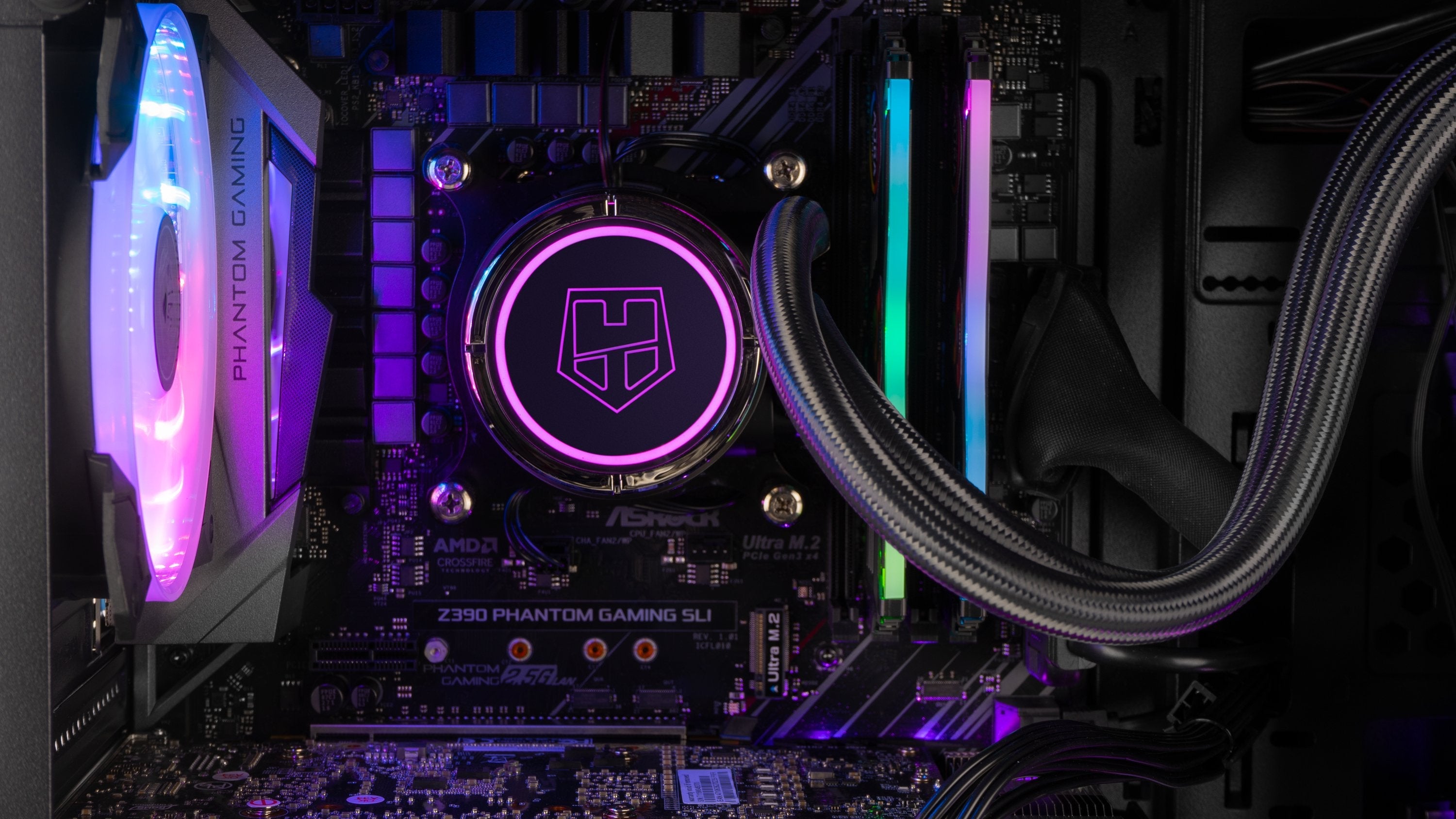 Caja Pc Nox Atx Hummer Tgm Rainbow 1xusb3.0 2xusb2.0 Negro Rgb