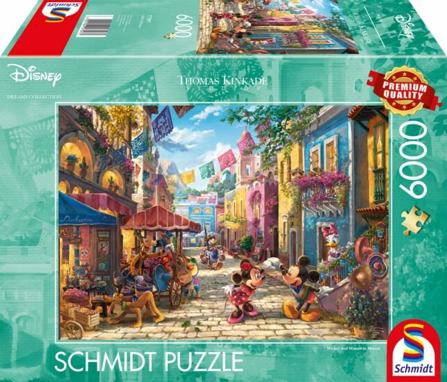 Puzzle Schmidt Spiele Disney, Mickey Y Minnie En México 6000 57397 6000 Piezas