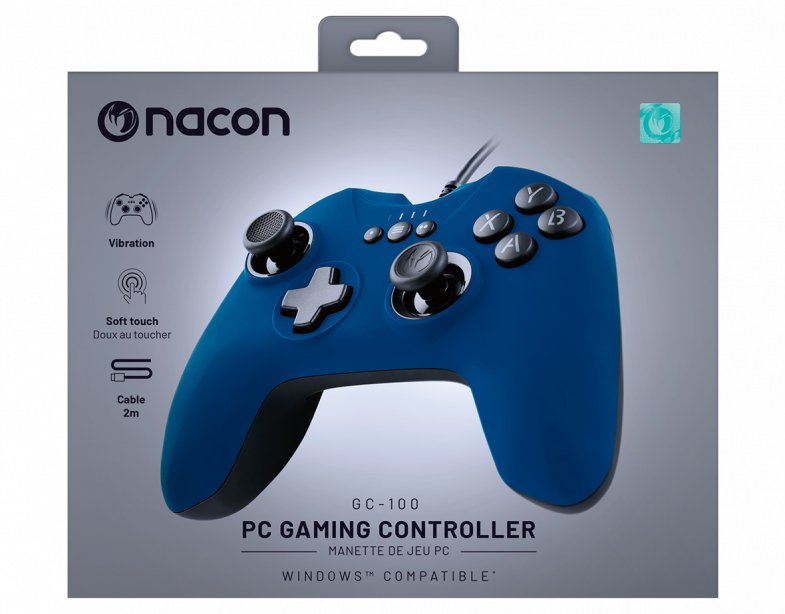Nacon Pcgc-100blue Controller Wired Pc Blue