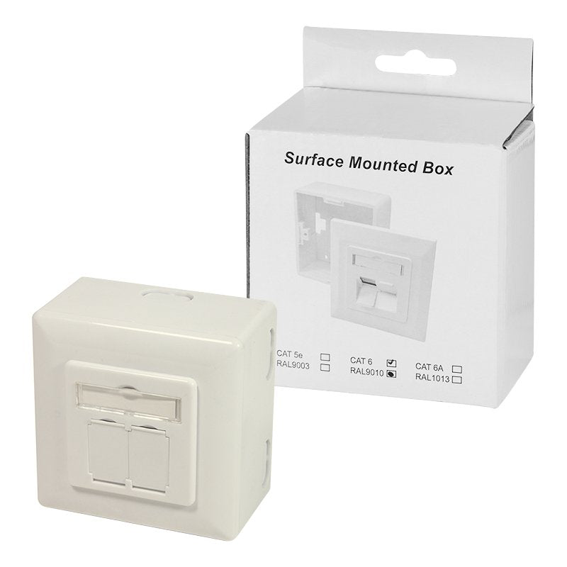 Logilink Np0006a Roseta 2 X Rj-45 Blanco
