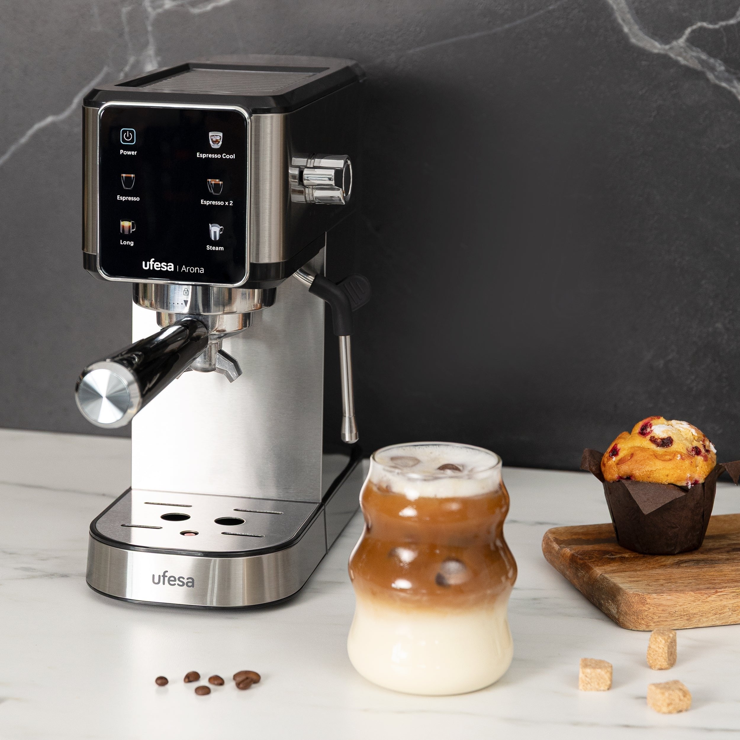 Pae Cafetera Expresso Manual Ufesa Arona 20 Bares 1360w 71706117