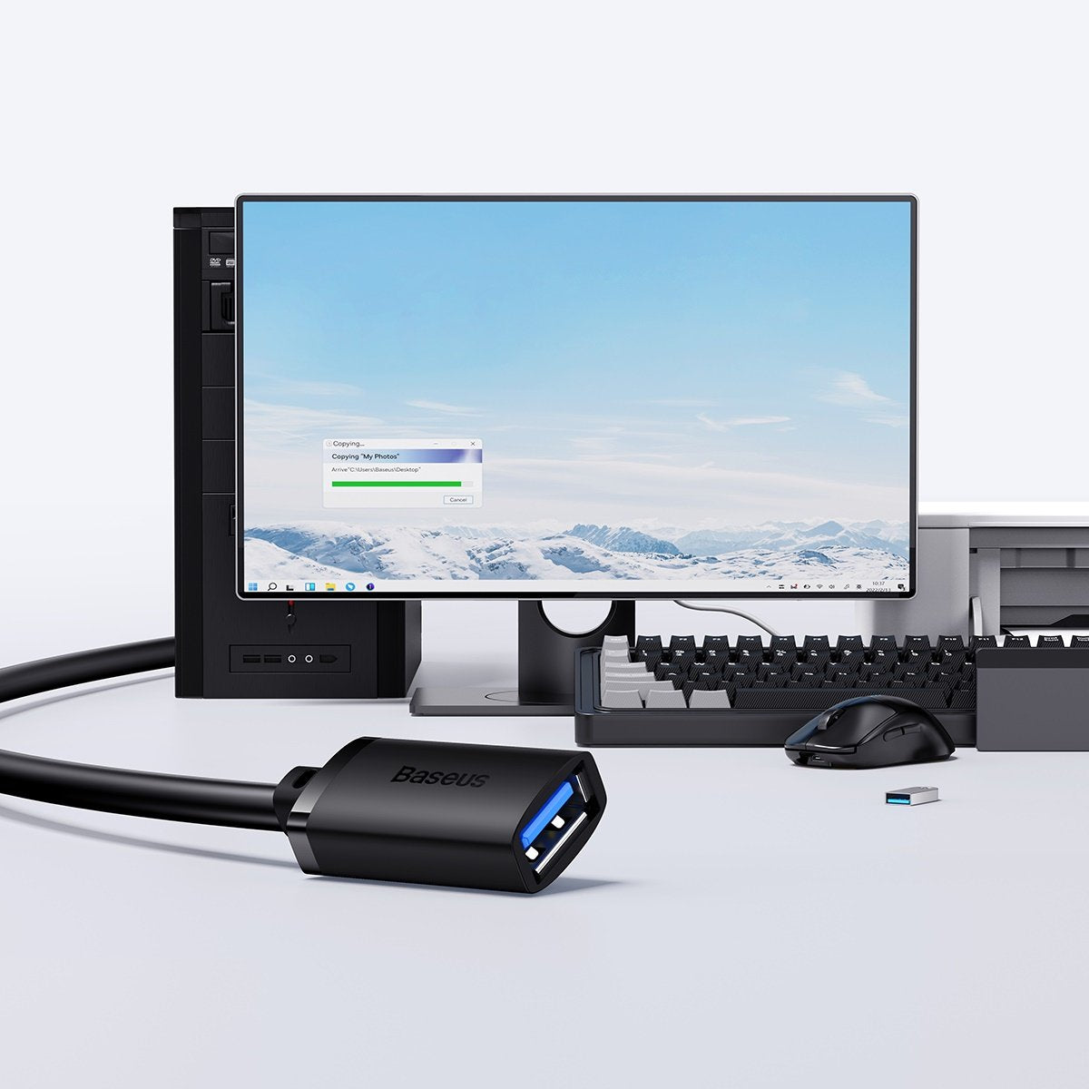 EAN 6932172629670 - Baseus B00631103111-00 cable USB USB 3.2 Gen 1 (3.1 Gen 1) 1 m USB A Negro imagen 6