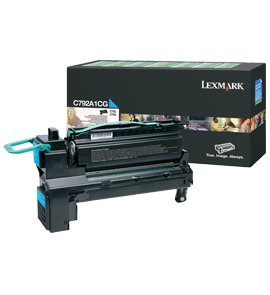 EAN 0734646194228 - Lexmark C792A1CG cartucho de tóner 1 pieza(s) Original Cian imagen 1