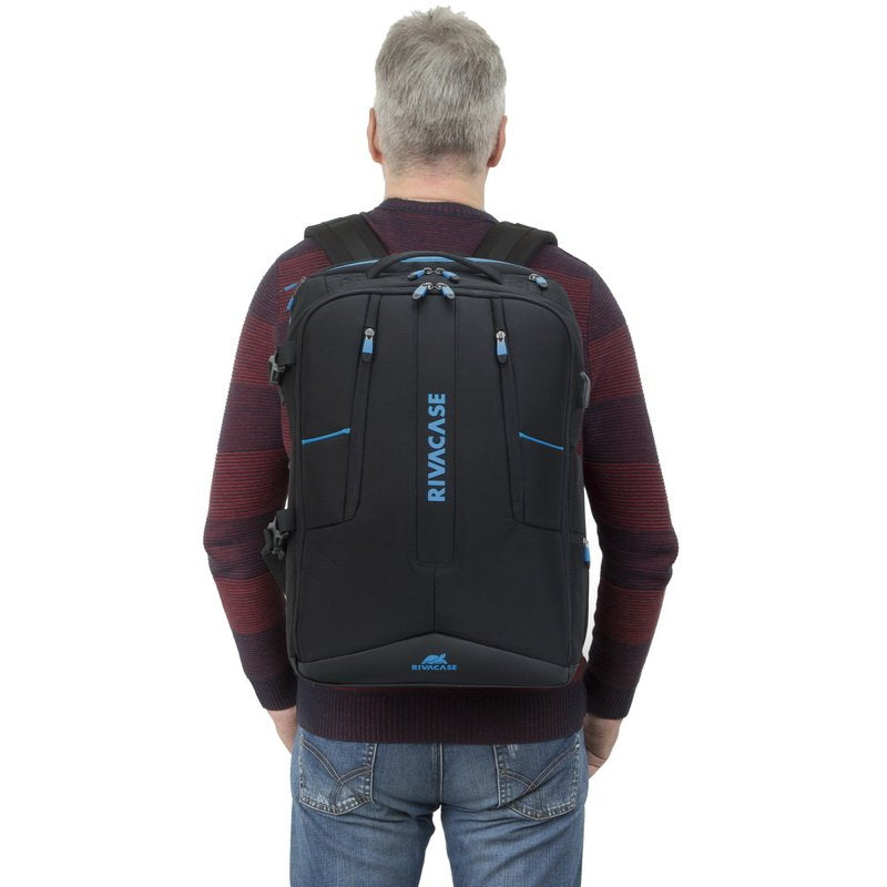 EAN 4260403573198 - Rivacase 7860 43,9 cm (17.3") Funda tipo mochila Negro, Azul imagen 13