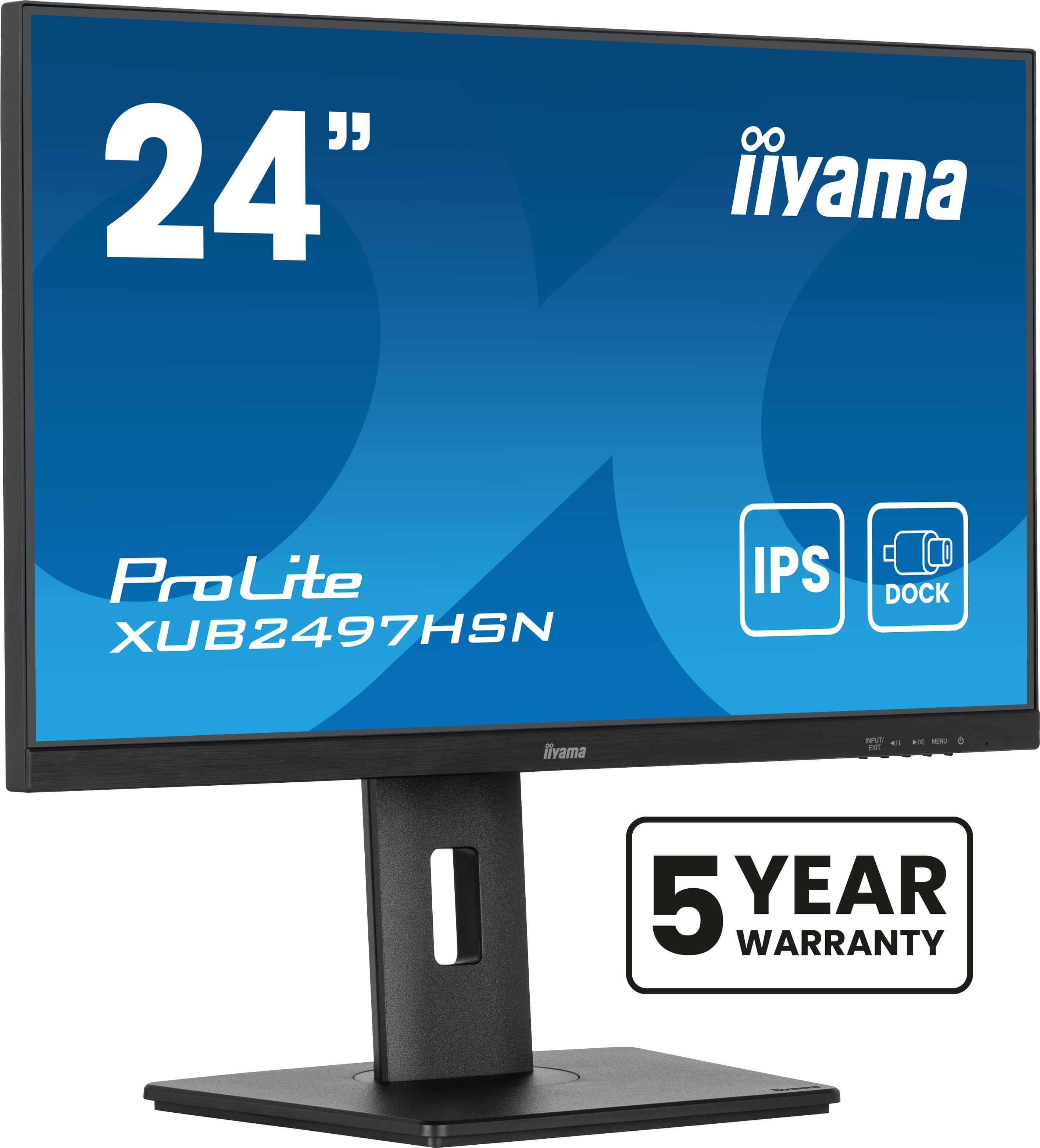 EAN 4948570124930 - iiyama ProLite XUB2497HSN-B2 pantalla para PC 60,5 cm (23.8") 1920 x 1080 Pixeles Full HD LED Negro imagen 1