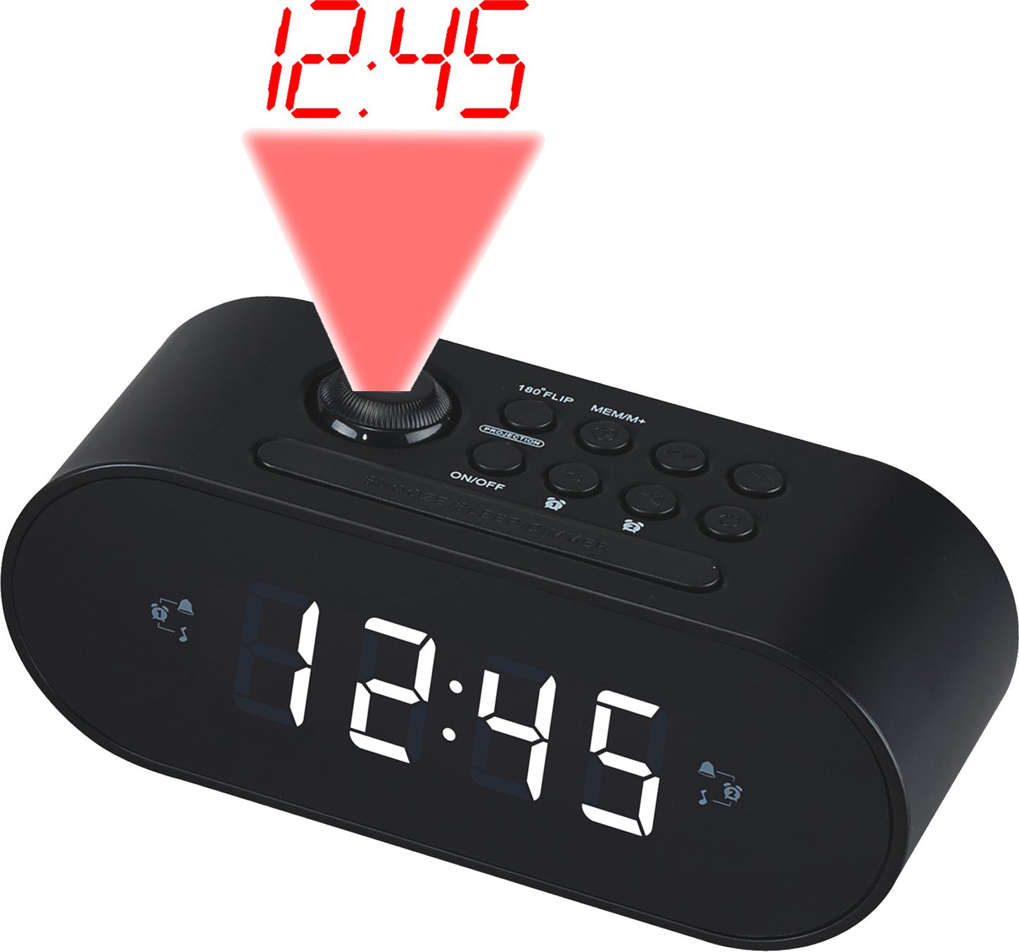 EAN 5706751028854 - Denver CRP-717 Reloj Digital Negro imagen 1