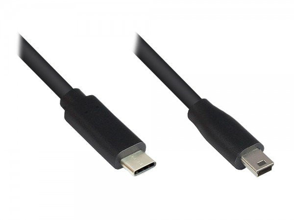 Good Connections Usb2.0 Cable C-Mini B5pol. Schw. 5m