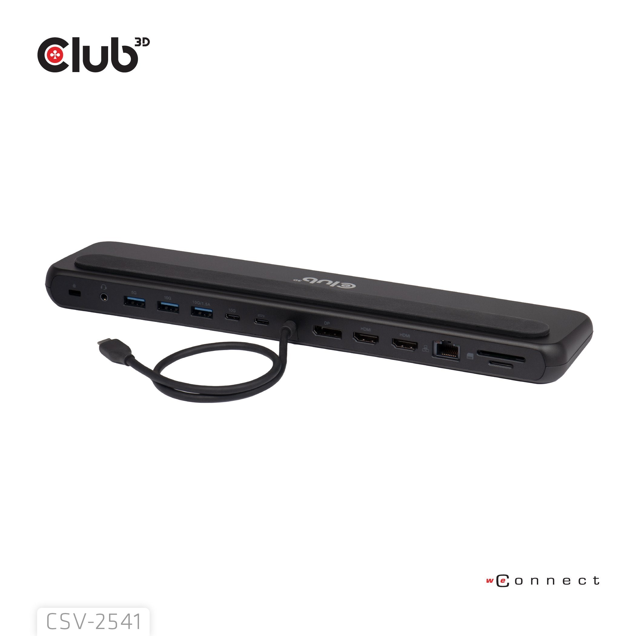 Club3d Usb-C 12in1-Dock >Dp1.4 2xhdmi 2xusb-C 8k30hz Pd100w Retail