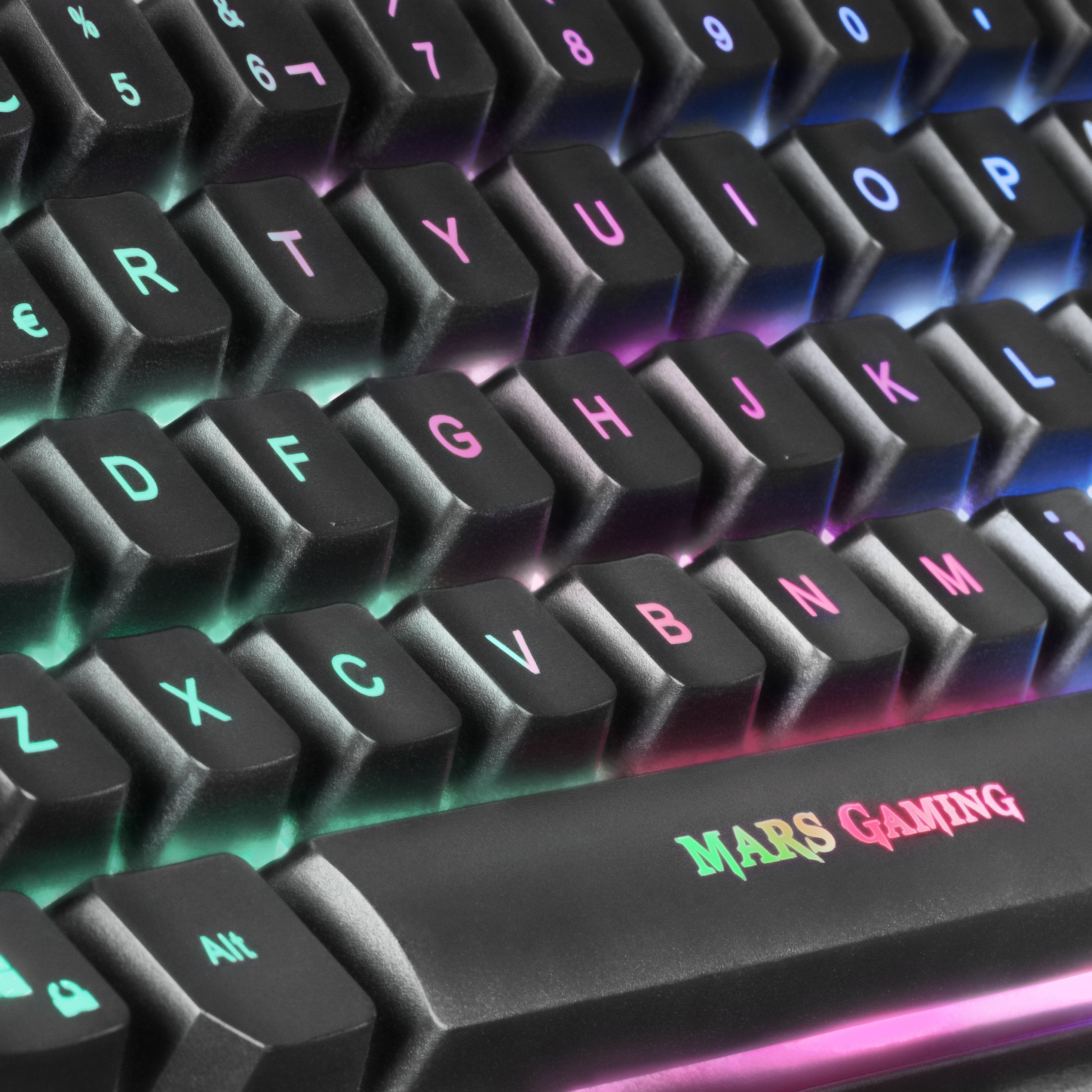 Pack Gaming Mars Gaming Mcptkles Teclado + Ratón Óptico