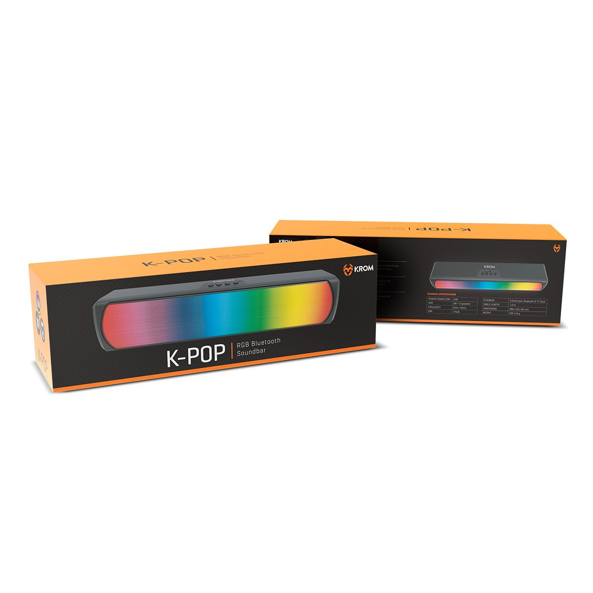 Krom Barra De Sonido K-Pop Bluetooth Rgb