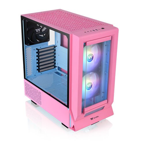 Thermaltake Ceres 350 Mx, Caja Rosa, Vidrio Templado X 2 Ca-1z3-00mawn-00
