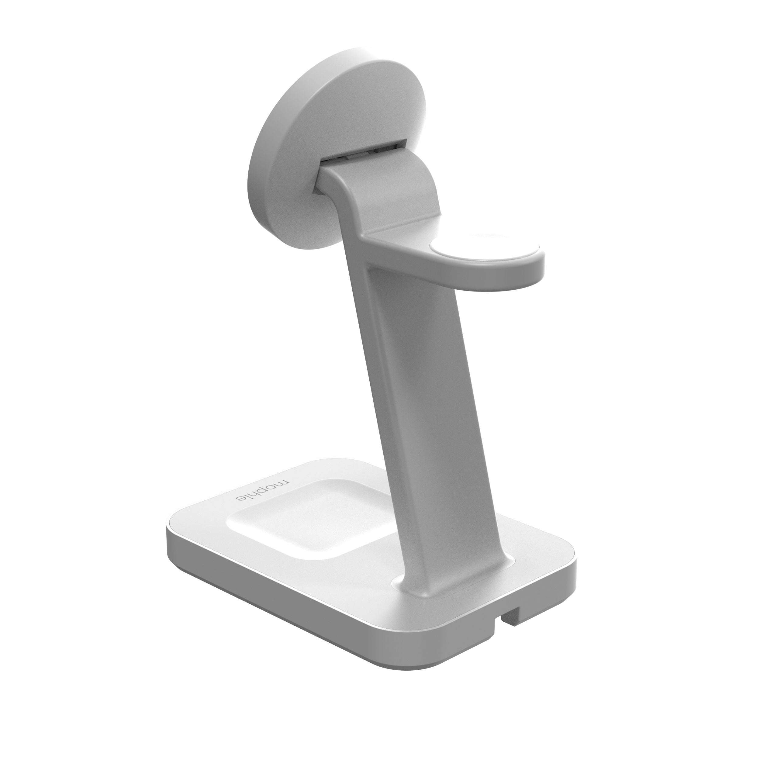 EAN 0840390307965 - mophie Snap+ 3-in-1 Wireless Charge Stand Auriculares, Smartphone, Reloj inteligente Blanco USB Cargador imagen 2