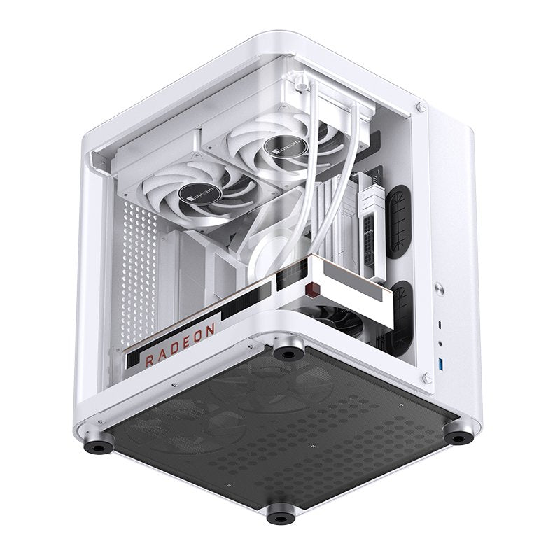 Jonsbo Tk-1 2.0 Micro-Atx Carcasa, Tempered Glass - Blanco