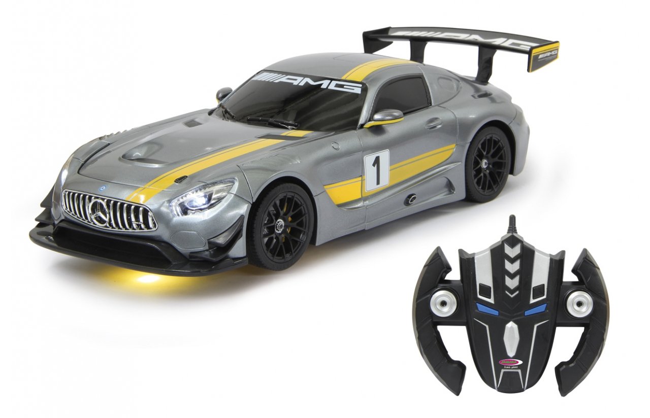 Jamara Rc Auto Mercedes Gt3 Amg Ohne Akku Gris 6+