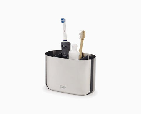 EAN 5028420007046 - Joseph Joseph EasyStore Acero inoxidable Soporte para cepillos de dientes independiente imagen 1