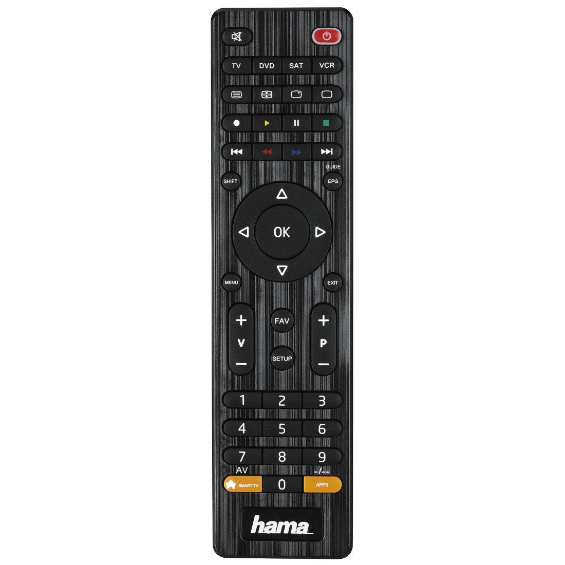 EAN 4007249123060 - Hama 00012306 mando a distancia IR inalámbrico DVD/Blu-ray, STB, TV, VCR Botones imagen 1