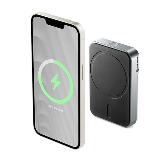 Alogic Mspb5k Batería Externa 5000 Mah Cargador Inalámbrico Negro