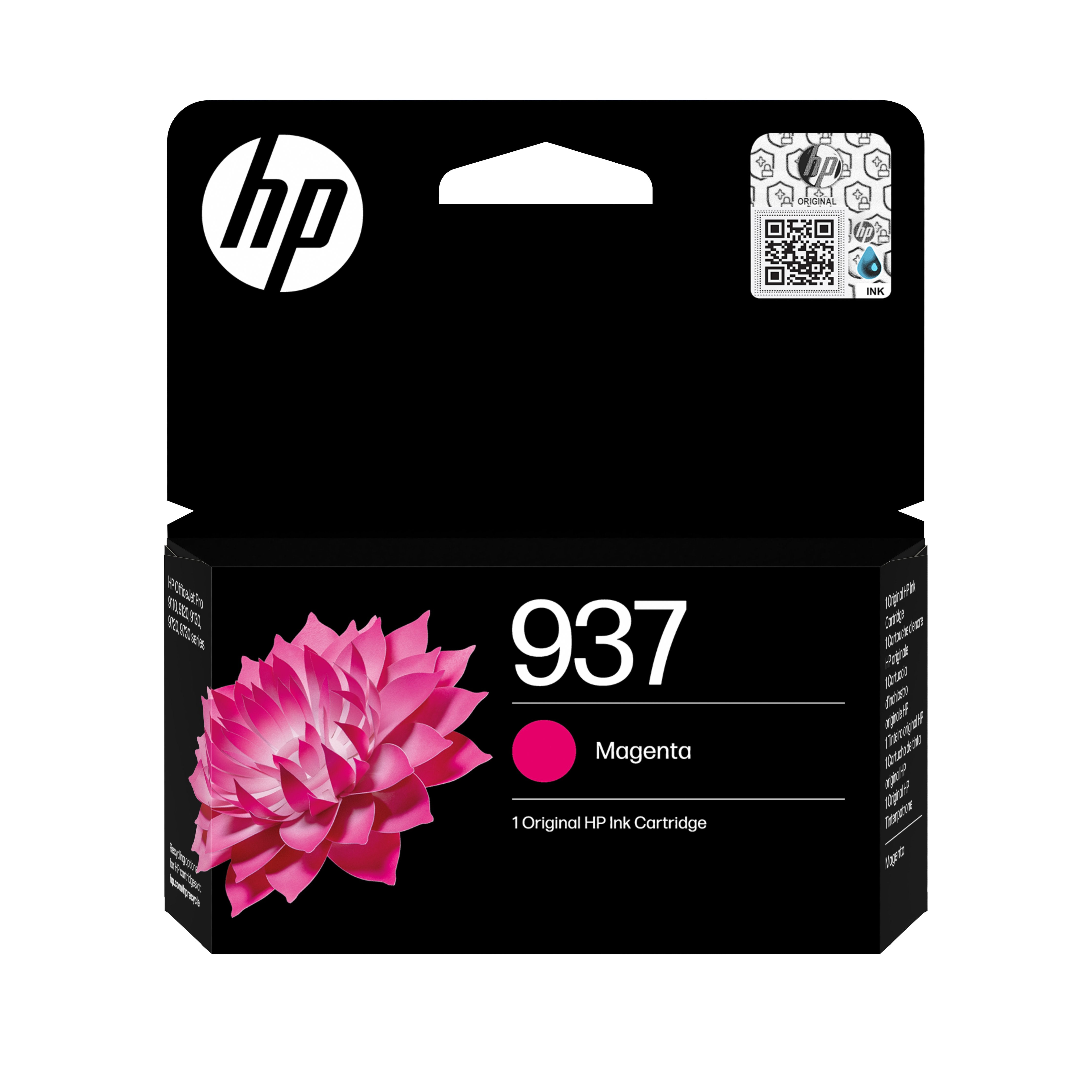 EAN 0196786147555 - HP 937 Magenta Original Ink Cartridge cartucho de tinta 1 pieza(s) Rendimiento estándar imagen 1