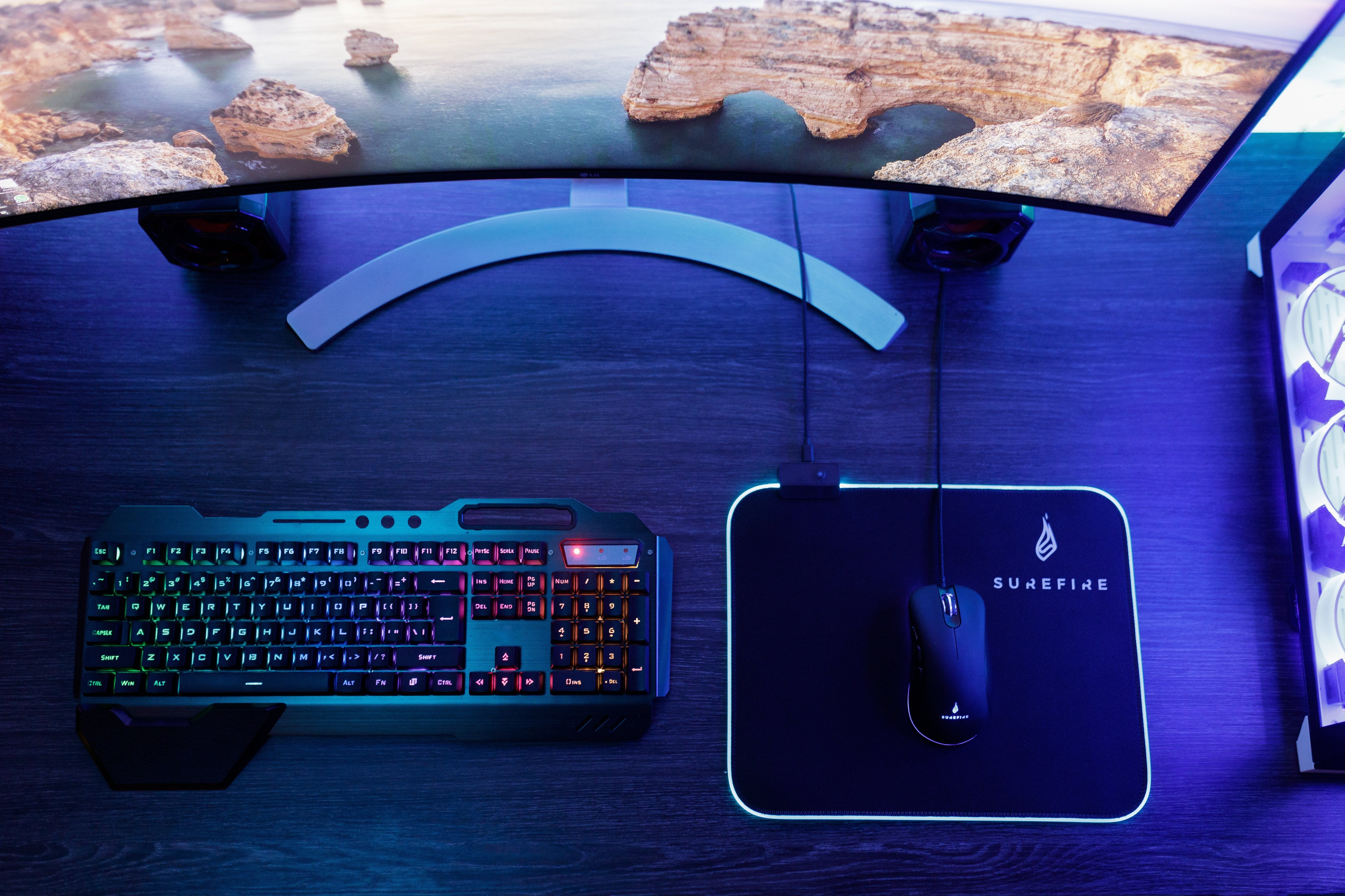 Verbatim Alfombrilla Surefire Gaming Silent Flight Rgb-320 / 320 X 260 X 3mm