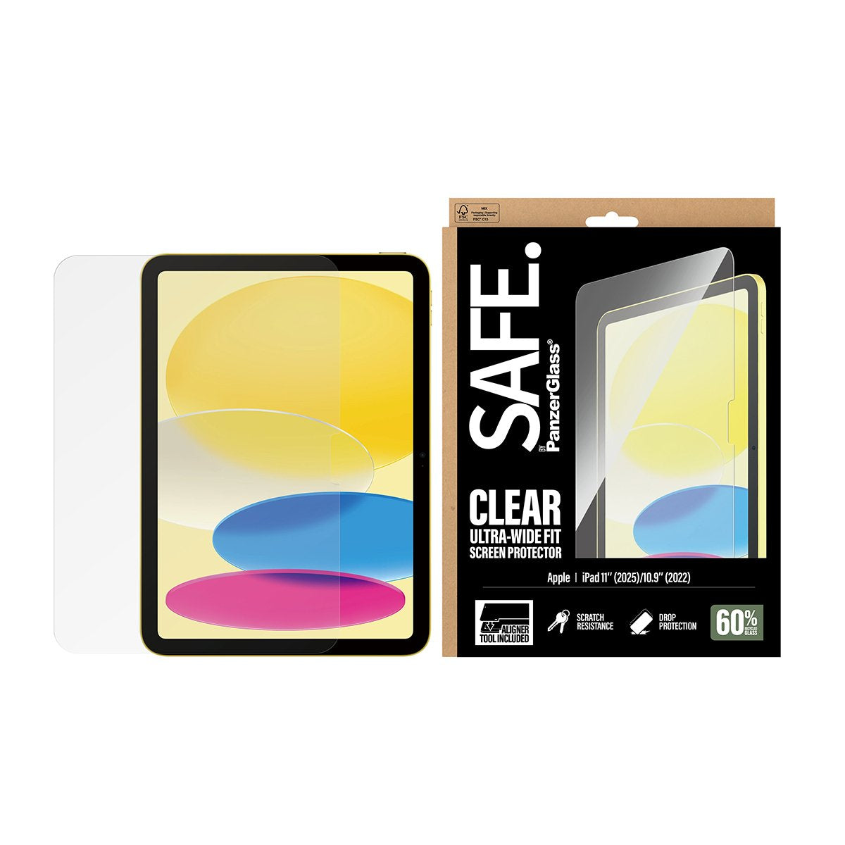 EAN 5715685031403 - PanzerGlass SAFE. by ® Screen Protector iPad 11" (2025-2026) | 10.9" (2022) | Ultra-Wide Fit w. Fastfit t imagen 2