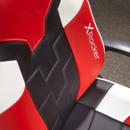 EAN 0094338512014 - X Rocker 5120101 silla para videojuegos Butaca para jugar Asiento acolchado Negro, Rojo, Blanco imagen 7