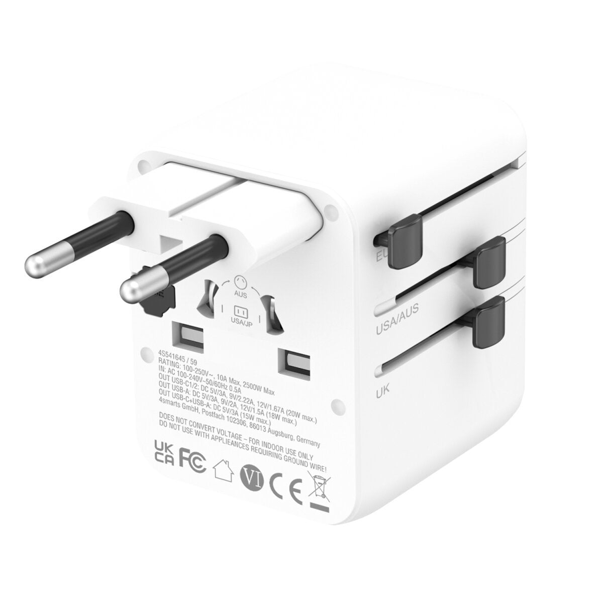Adapter Podrózny 20w Gan Nomad 2xusb-C + 1xusb-A