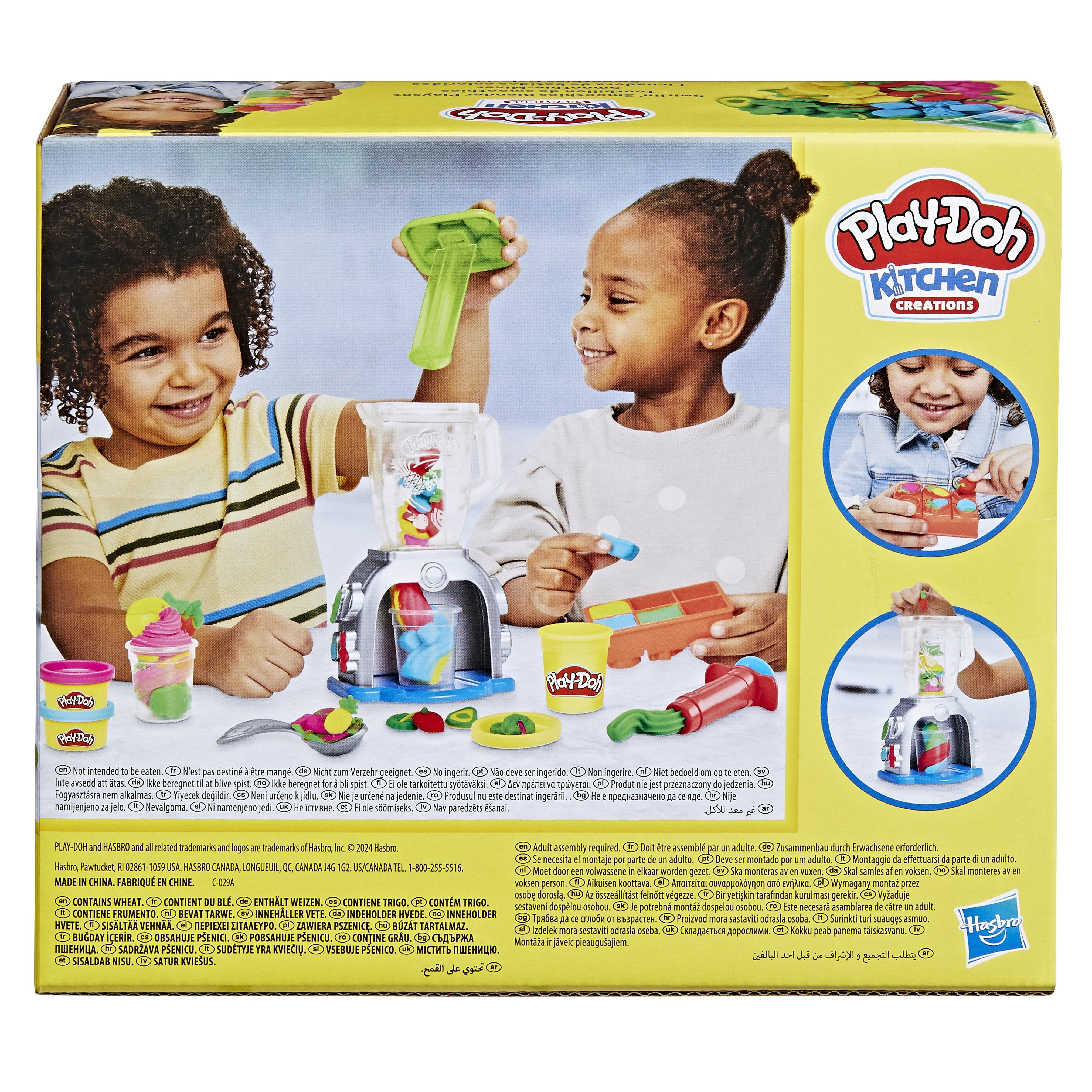 Batidora De Batidos Hasbro Play-Doh, Amasadora Multicolor F91425l0
