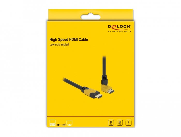 EAN 4043619869909 - DeLOCK 86990 cable HDMI HDMI tipo A (Estándar) Negro, Amarillo imagen 3