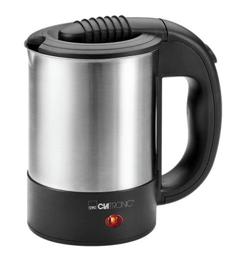 EAN 4006160637298 - Clatronic WKR 3624 tetera eléctrica 0,5 L 1000 W Negro, Acero inoxidable imagen 1