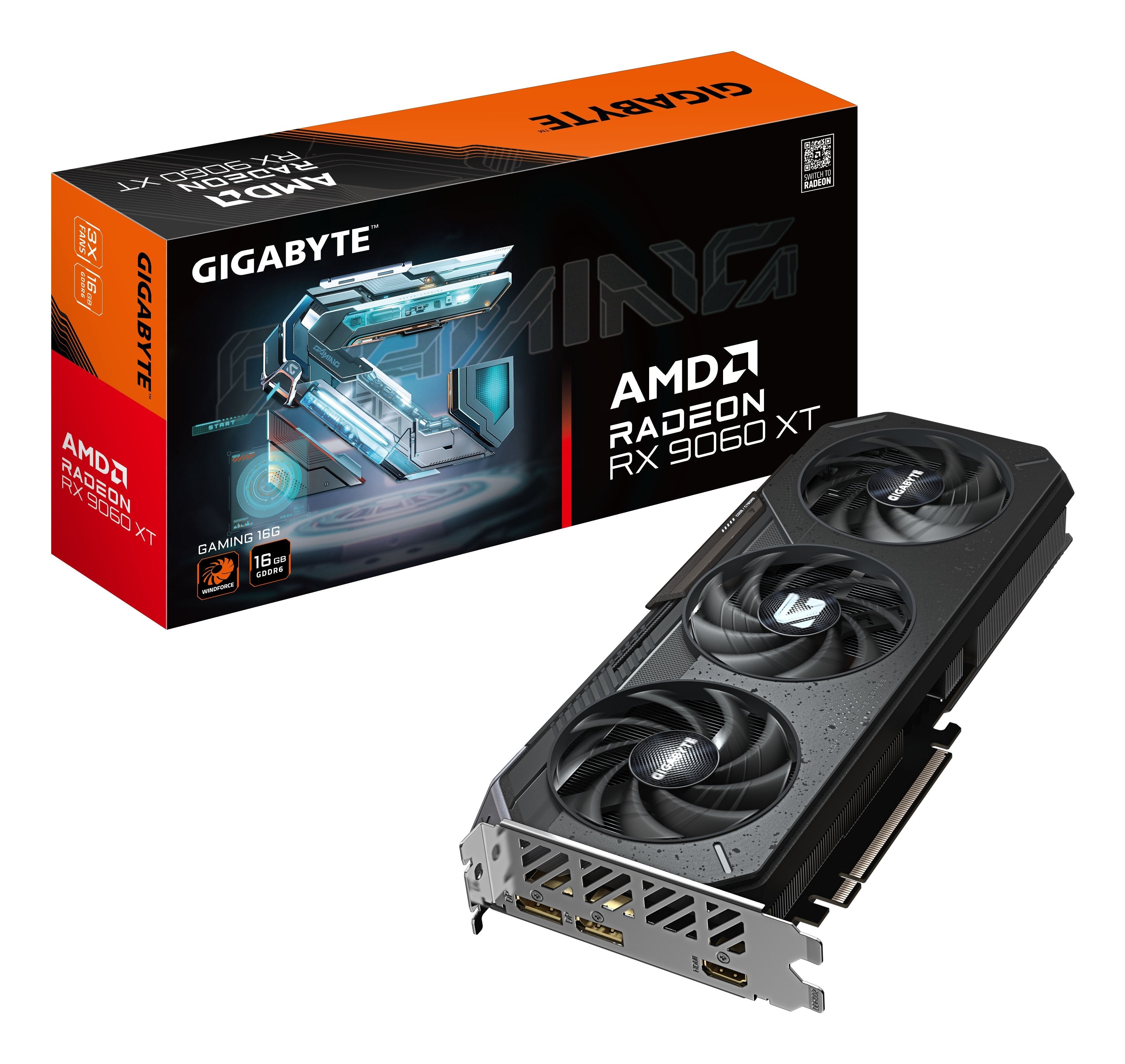 EAN 4719331356354 - GIGABYTE Radeon RX 9060 XT GAMING 16G AMD imagen 1