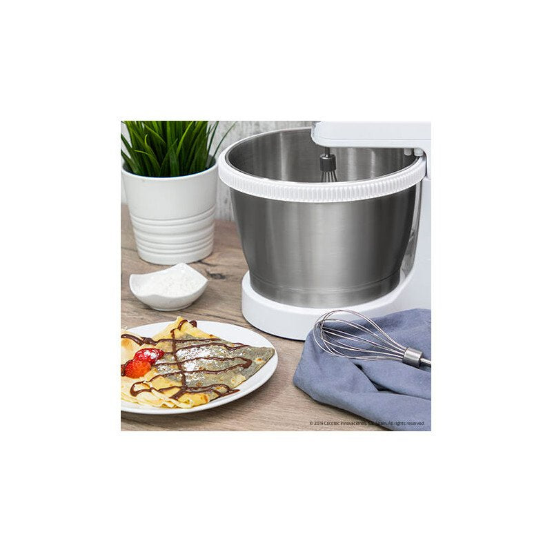 EAN 8435484041225 - Cecotec PowerTwist 500 Steel Batidora de varillas 500 W Plata, Blanco imagen 3