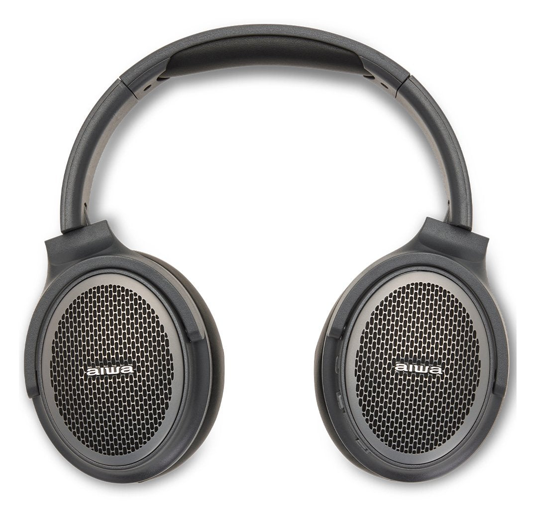 Auriculares Inalámbricos Aiwa Hst-250bt Tn Con Micrófono Bluetooth Gris