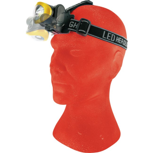 EAN 4004005030297 - Schwaiger WLED 40 Negro, Amarillo Linterna con cinta para cabeza COB LED imagen 8