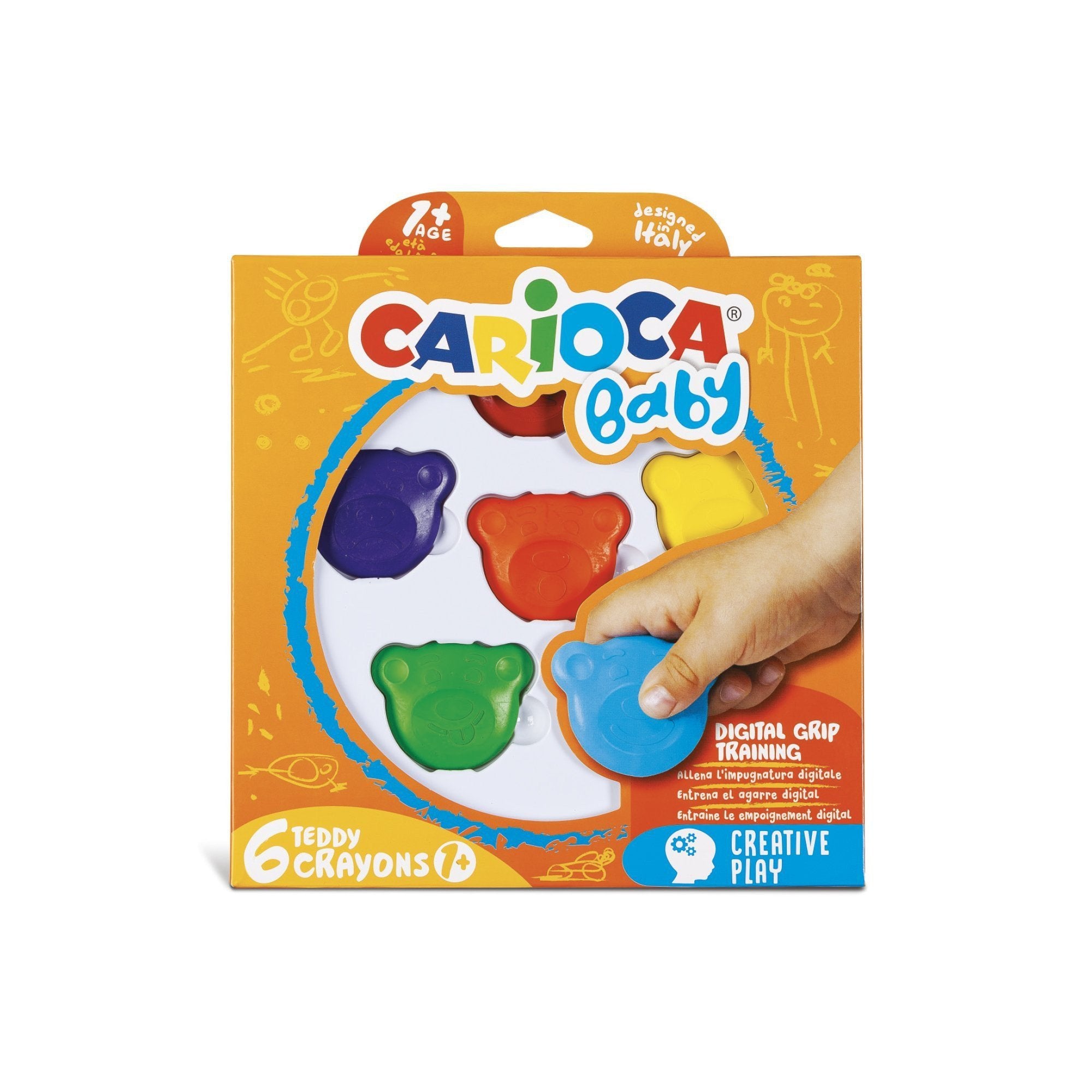 EAN 8003511429560 - Carioca Teddy BABY 6 pieza(s) imagen 1
