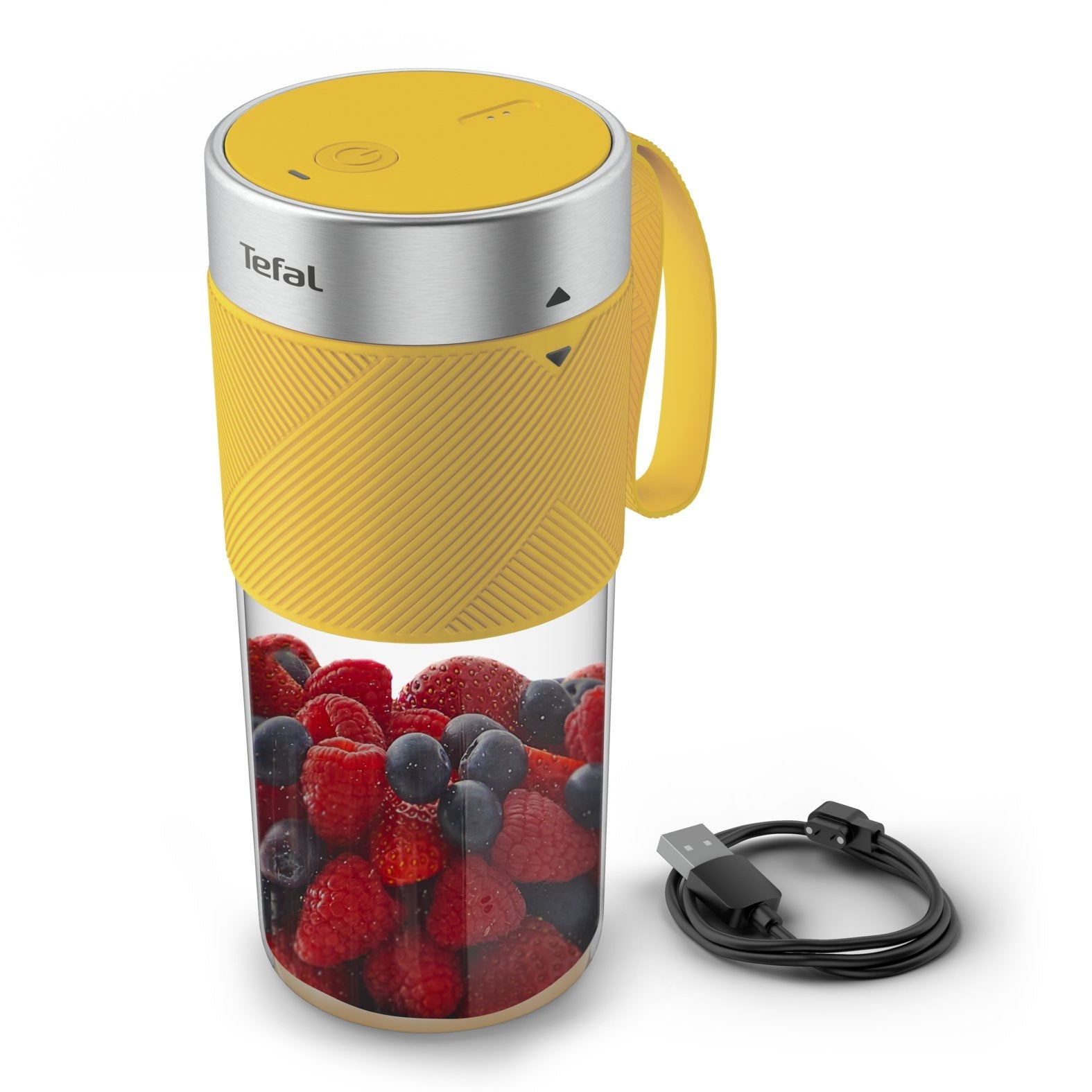 Tefal Lightmix Bl1c0230 Licuadora 0,3 L Acero Inoxidable, Transparente, Amarillo