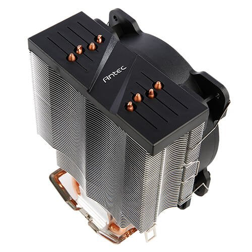 EAN 761345109215 - Antec A400 RGB Procesador Enfriador 12 cm Negro, Cobre, Metálico imagen 8
