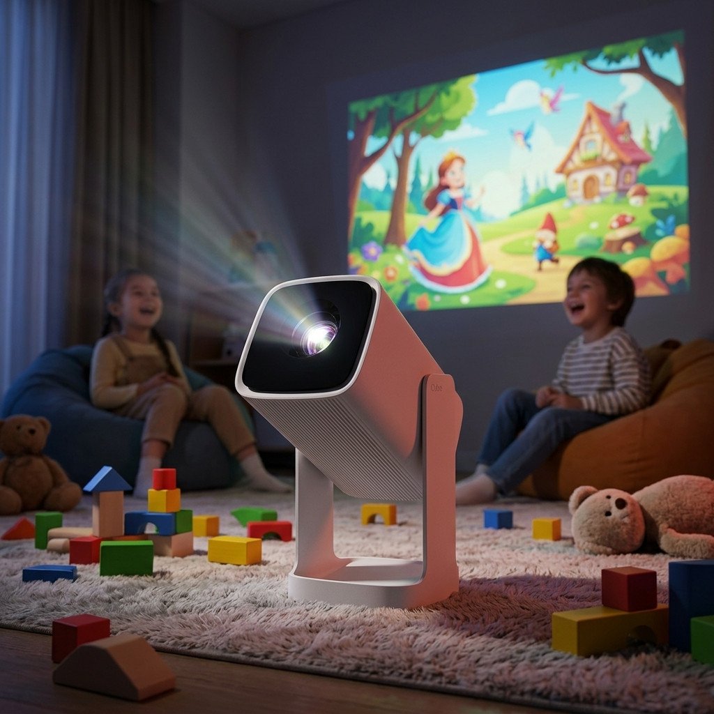 Proyector Wanbo Cube 1 350 Lúmenes Hd Wi-Fi Alpine White
