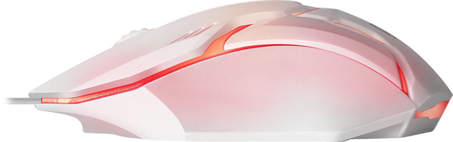 Raton Gaming Defender Cyber Mb-560l Blanco 7-Colores Luz De Fondo