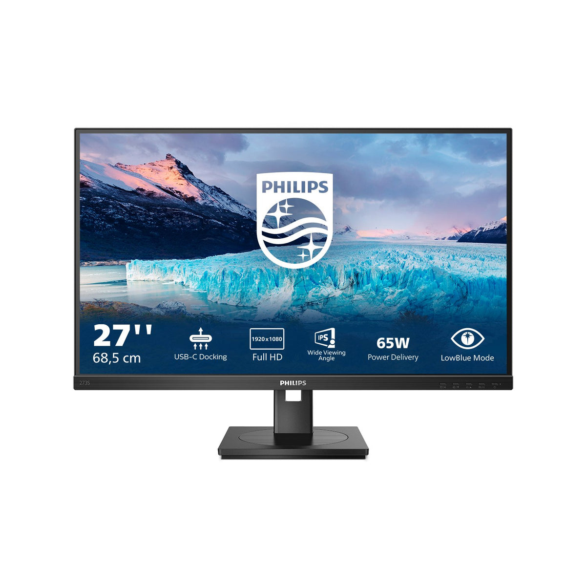 EAN 8712581799922 - Philips S Line 273S1/00 pantalla para PC 68,6 cm (27") 1920 x 1080 Pixeles Full HD LCD Negro imagen 3