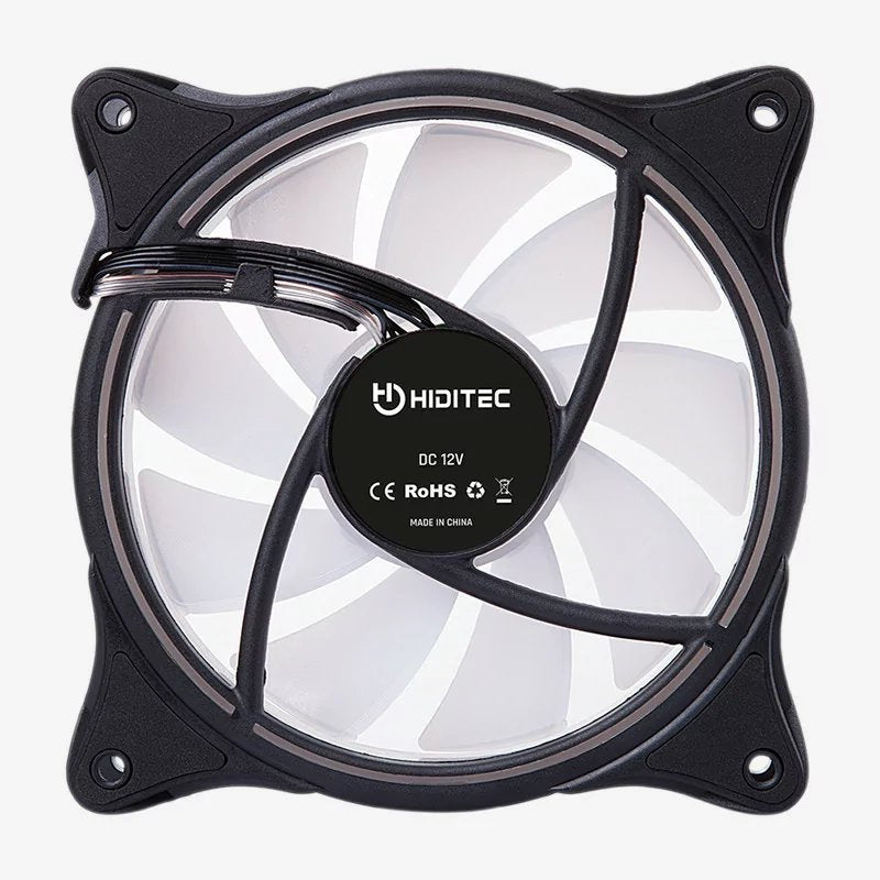 EAN 8436545693384 - Hiditec N18 ARGB Carcasa del ordenador Ventilador 12 cm Negro imagen 5