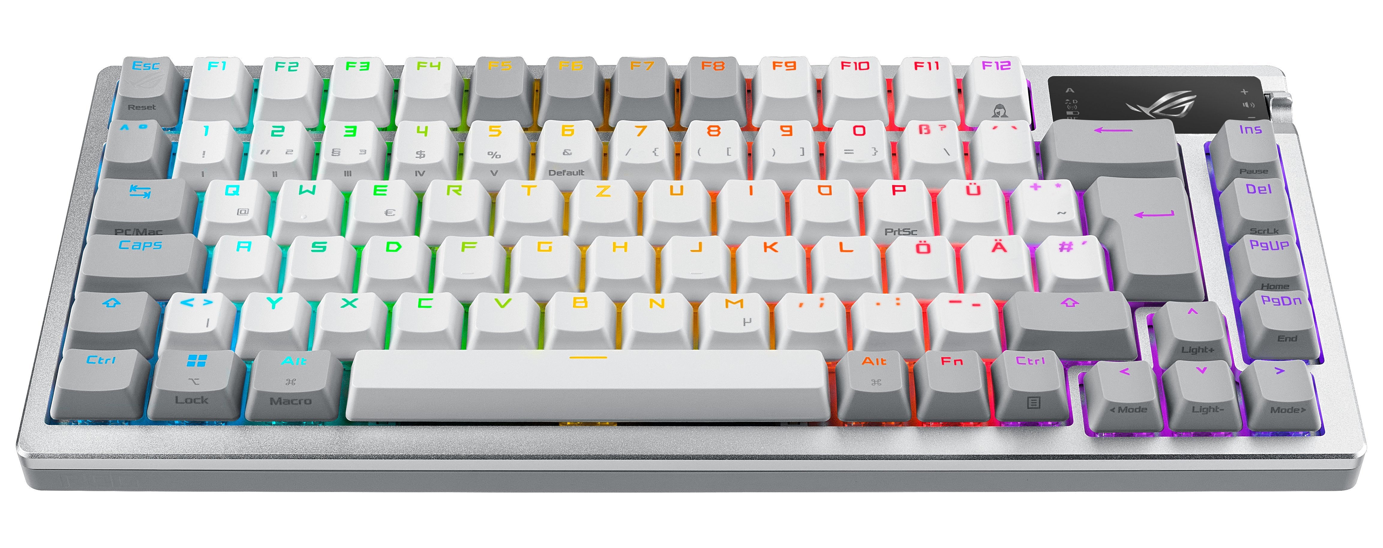 EAN 4711387209431 - ASUS ROG Azoth White teclado Juego USB + RF Wireless + Bluetooth QWERTZ Alemán Blanco imagen 2