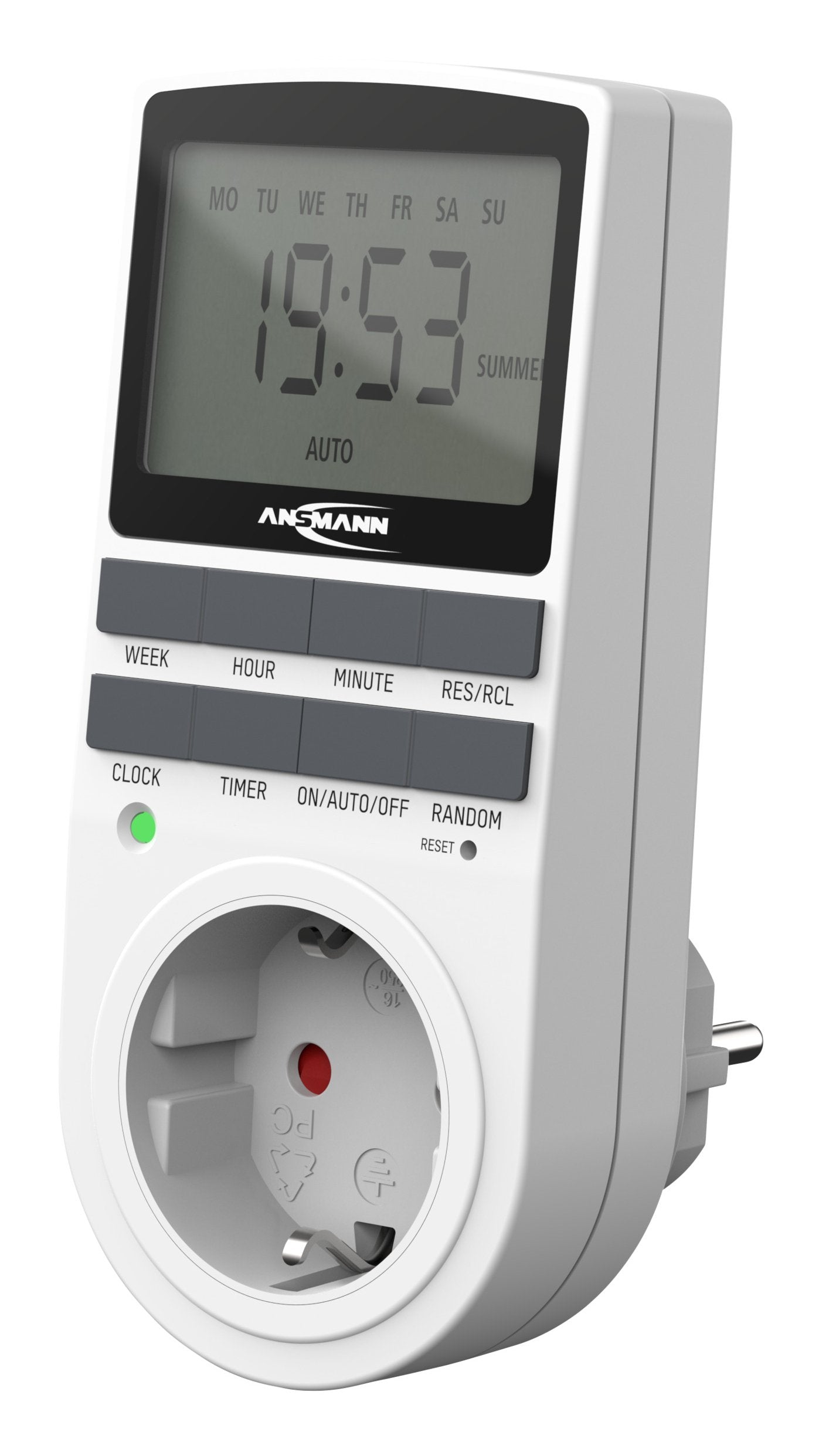 EAN 4013674186037 - Ansmann 1260-0006 contador eléctrico Blanco Programador eléctrico diario/semanal imagen 1