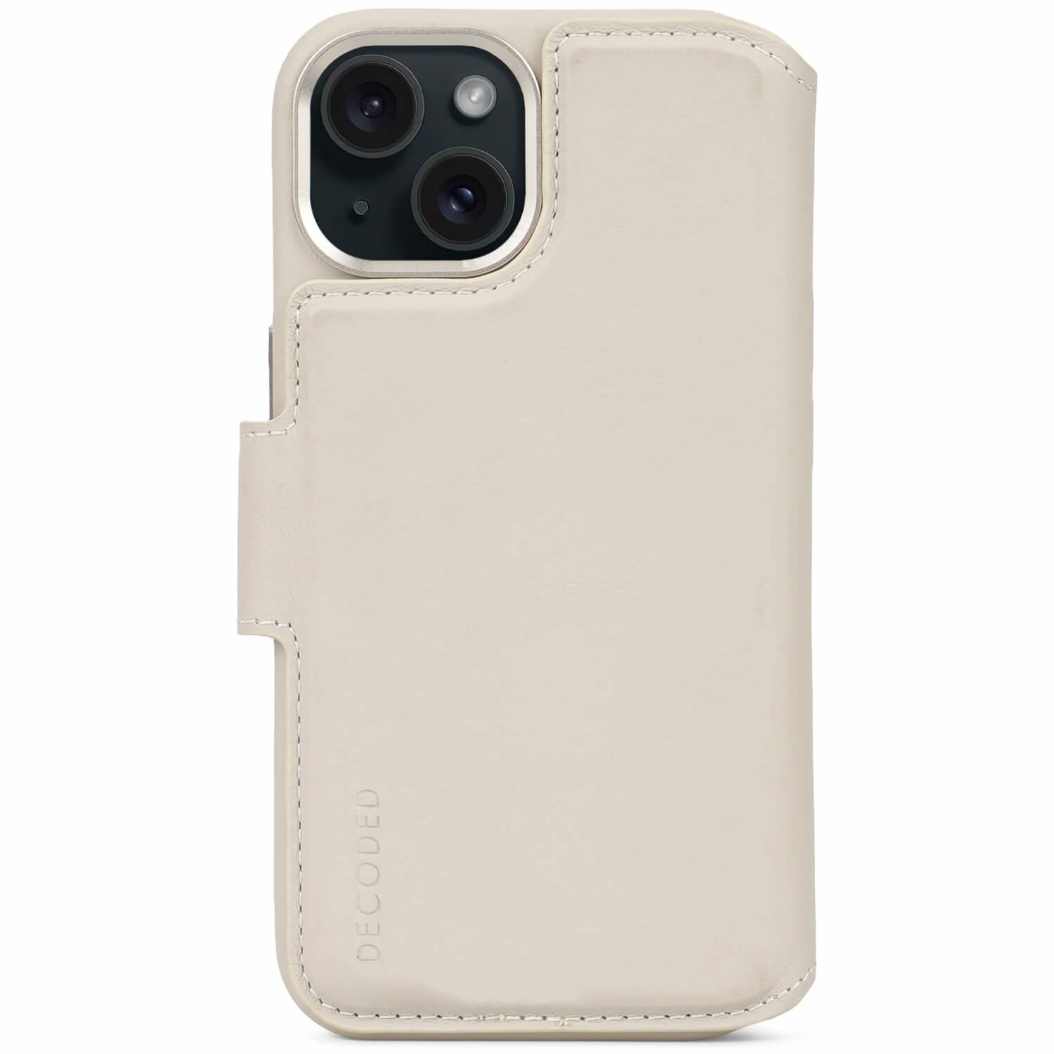 EAN 8720593010584 - Decoded D24IPO15PLDW5CY funda para teléfono móvil 17 cm (6.7") Funda cartera Beige imagen 1