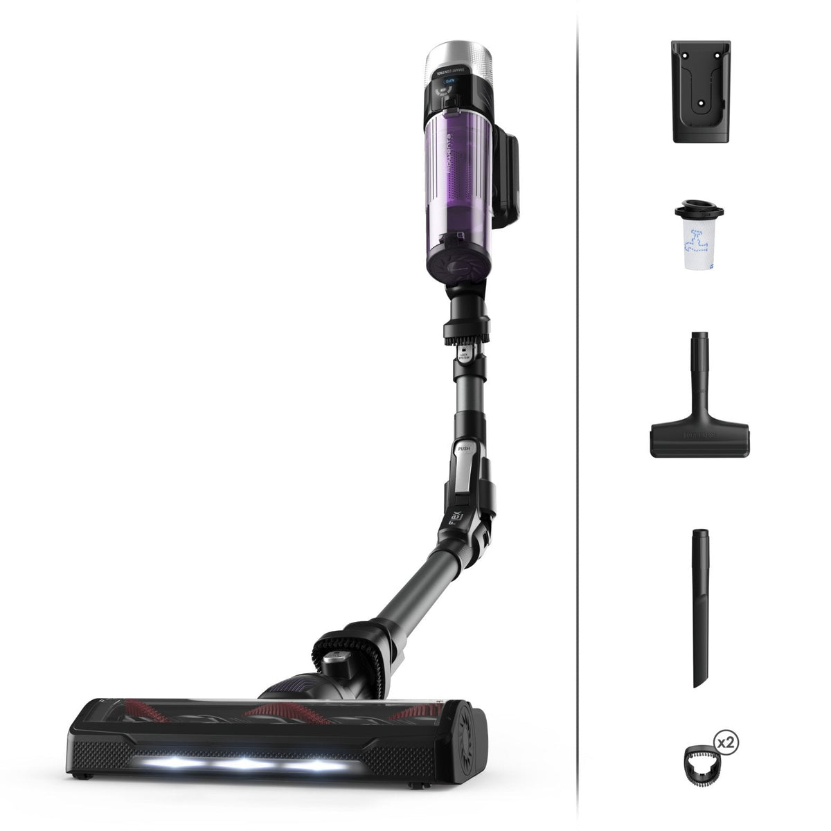 Aspirador Escoba Con Batería Rowenta X-Force Flex 9.60 Allergy Care 100w Autonomía 45 Min