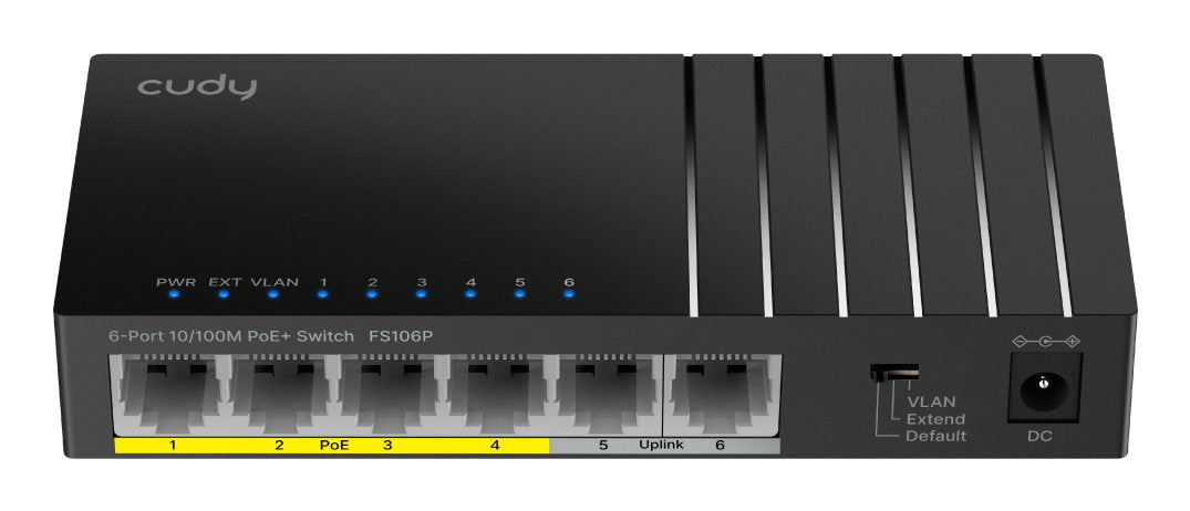 EAN 6971690792152 - Cudy FS106P switch Negro imagen 1